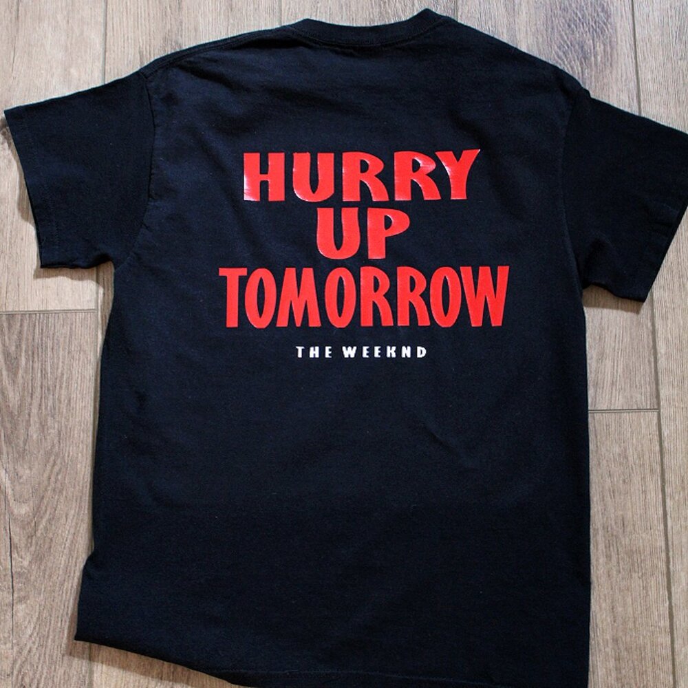 The Weeknd HURRY UP TOMORROW Black TShirt